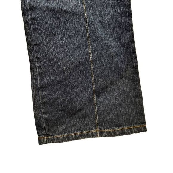 Jordache Blue and Brown Flare Jeans - Picture 4 of 12